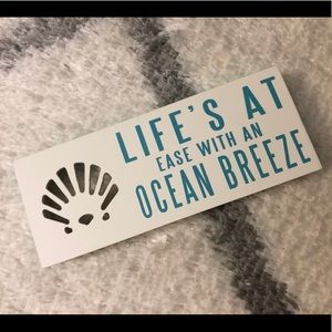 Wooden Table Sign - Ocean Breeze Collection